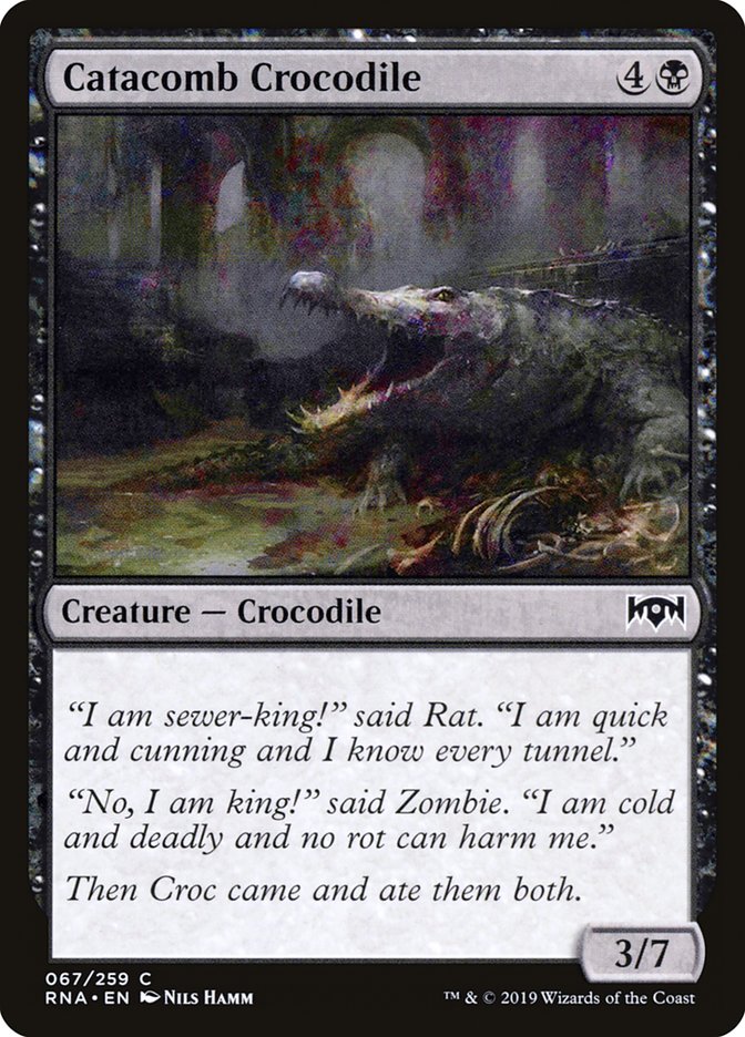 Catacomb Crocodile [Ravnica Allegiance] | Game Grid - Logan