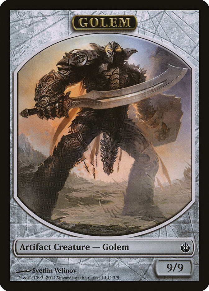 Golem Token [Mirrodin Besieged Tokens] | Game Grid - Logan