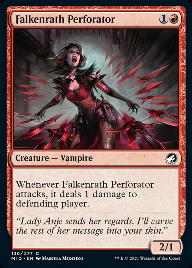 Falkenrath Perforator [Innistrad: Midnight Hunt] | Game Grid - Logan