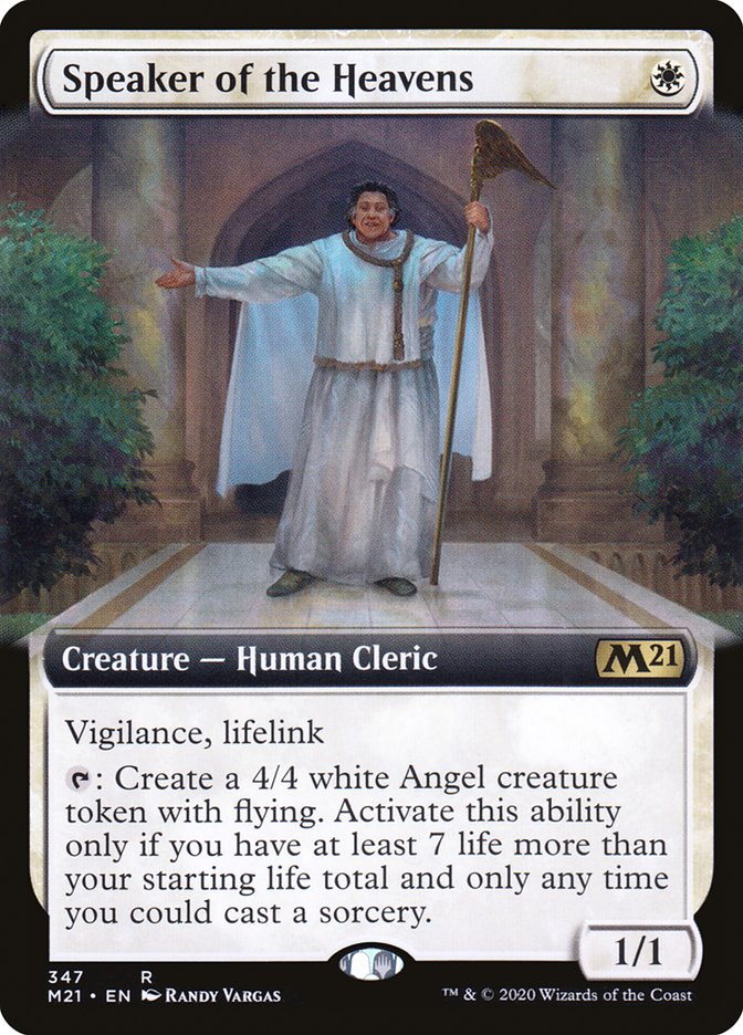 Speaker of the Heavens (Extended Art) [Core Set 2021] | Game Grid - Logan