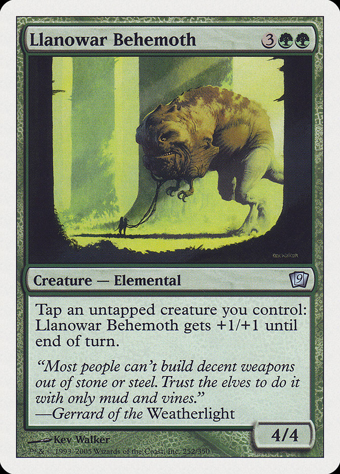 Llanowar Behemoth [Ninth Edition] | Game Grid - Logan