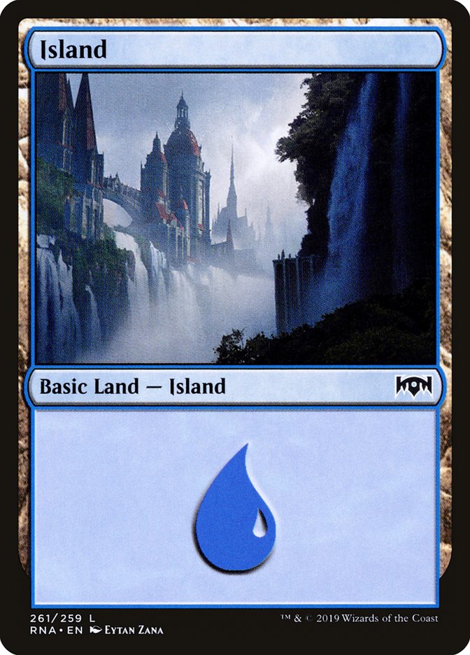 Island (261) [Ravnica Allegiance] | Game Grid - Logan