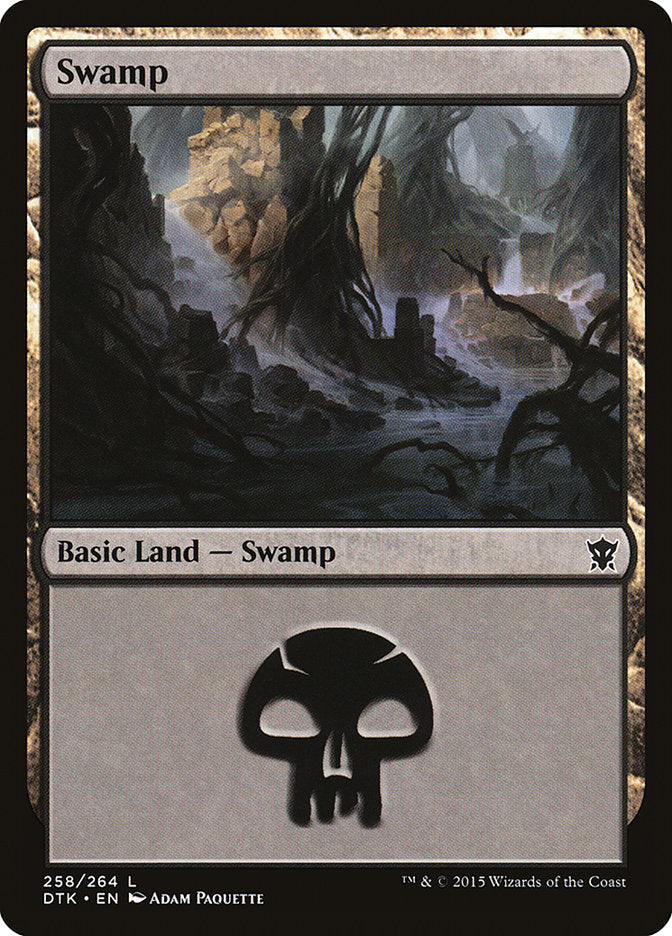 Swamp (258) [Dragons of Tarkir] | Game Grid - Logan