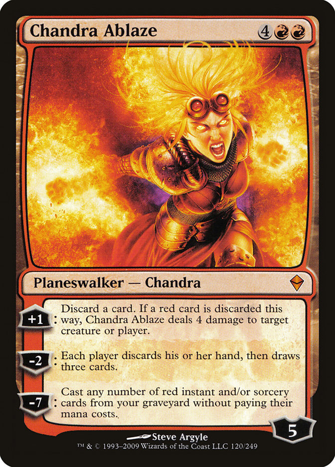 Chandra Ablaze [Zendikar] | Game Grid - Logan