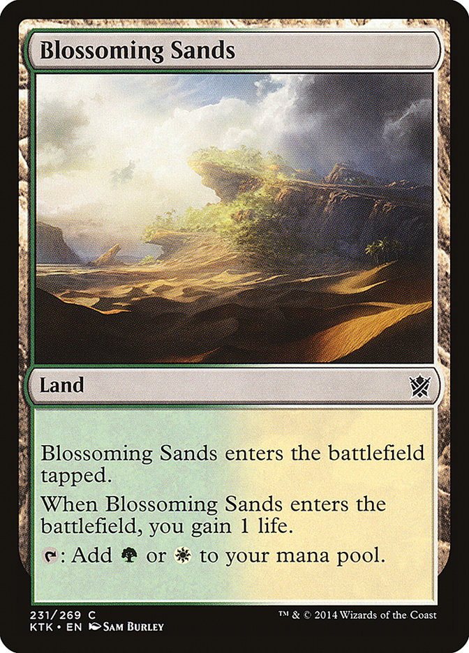 Blossoming Sands [Khans of Tarkir] | Game Grid - Logan
