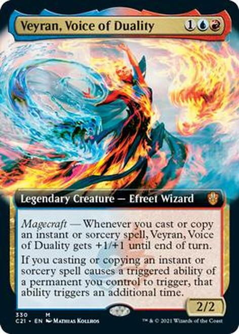 Veyran, Voice of Duality (Extended Art) [Commander 2021] | Game Grid - Logan