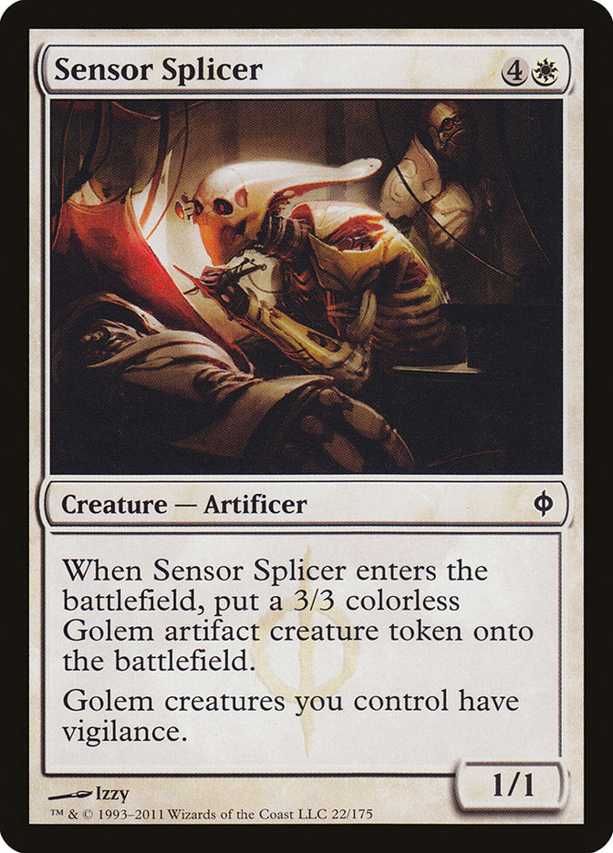 Sensor Splicer [New Phyrexia] | Game Grid - Logan