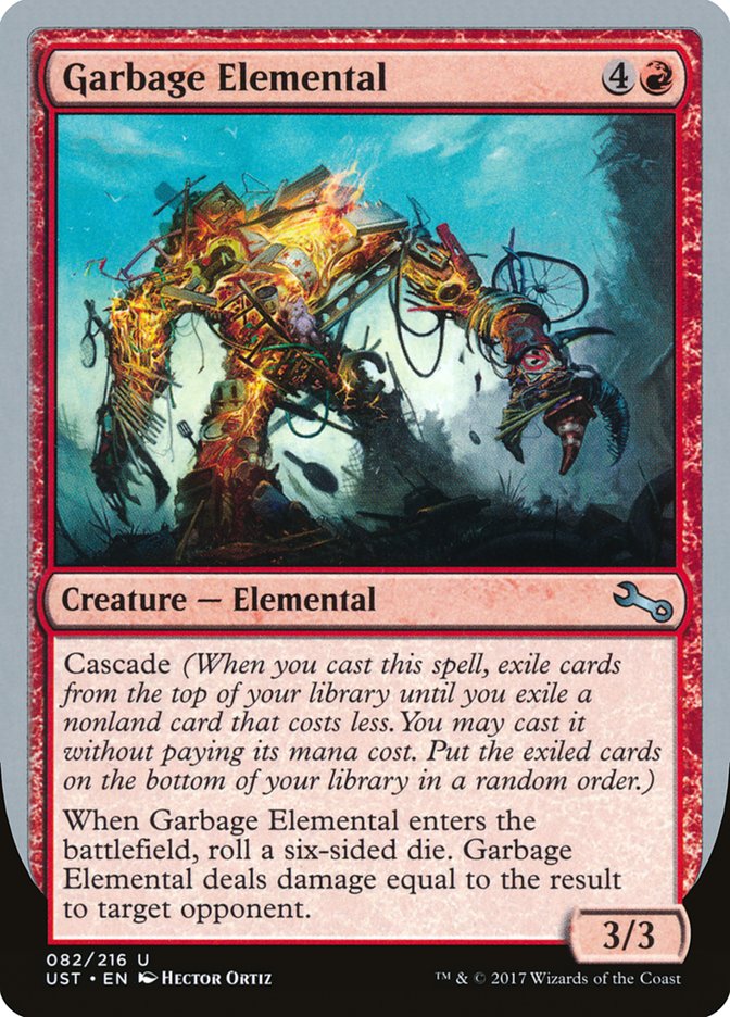 Garbage Elemental (3/3 Creature) [Unstable] | Game Grid - Logan