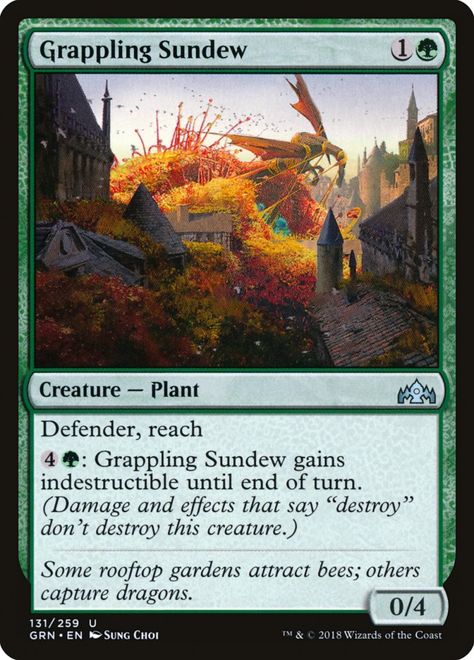 Grappling Sundew [Guilds of Ravnica] | Game Grid - Logan
