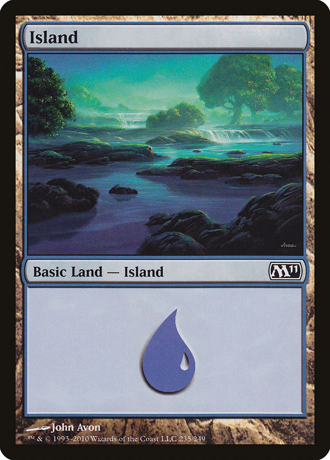 Island (235) [Magic 2011] | Game Grid - Logan