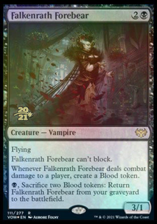 Falkenrath Forebear [Innistrad: Crimson Vow Prerelease Promos] | Game Grid - Logan