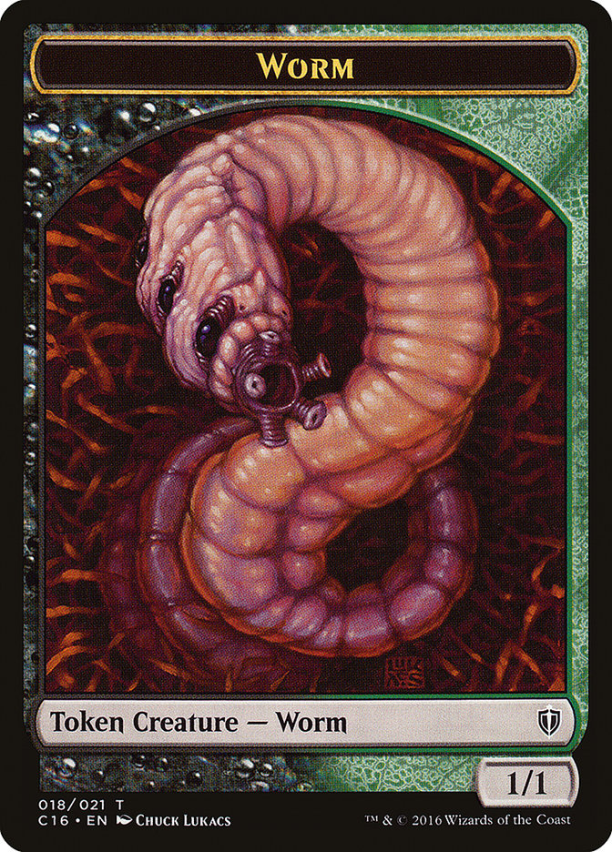 Worm Token [Commander 2016 Tokens] | Game Grid - Logan