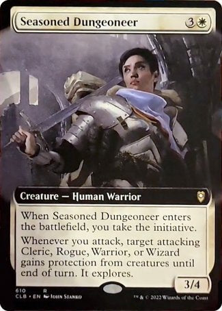 Seasoned Dungeoneer (Extended Art) [Commander Legends: Battle for Baldur's Gate] | Game Grid - Logan