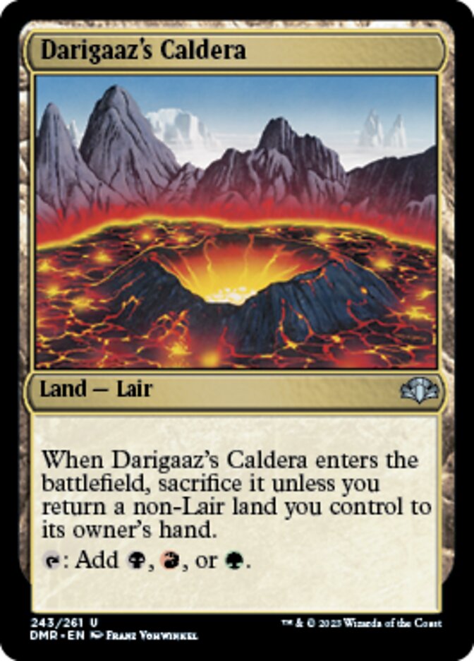 Darigaaz's Caldera [Dominaria Remastered] | Game Grid - Logan