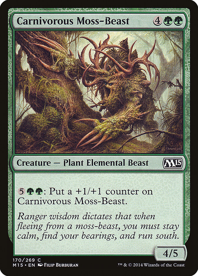 Carnivorous Moss-Beast [Magic 2015] | Game Grid - Logan