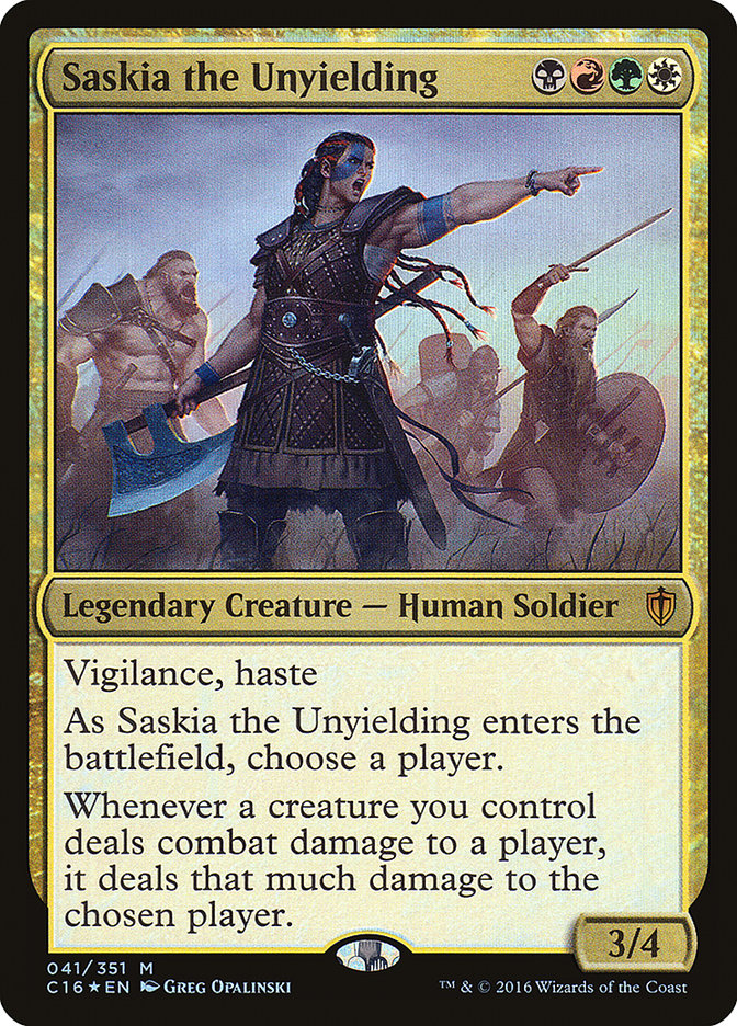 Saskia the Unyielding [Commander 2016] | Game Grid - Logan