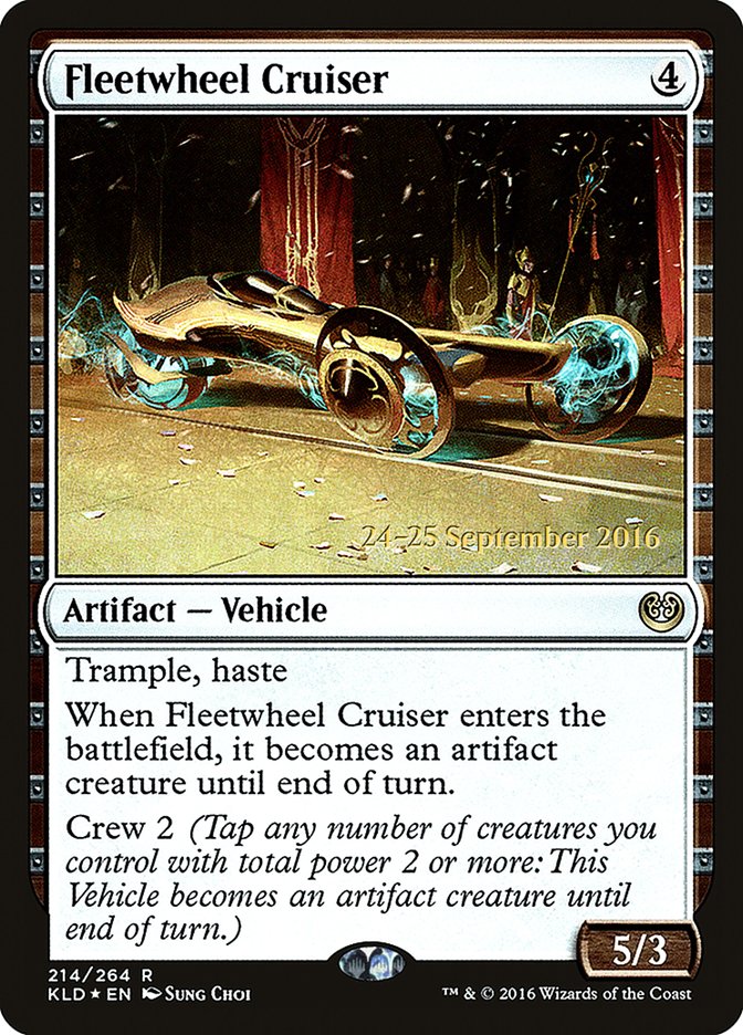 Fleetwheel Cruiser [Kaladesh Prerelease Promos] | Game Grid - Logan