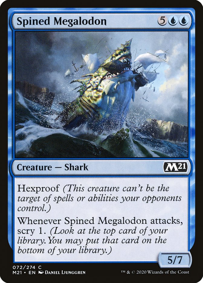 Spined Megalodon [Core Set 2021] | Game Grid - Logan