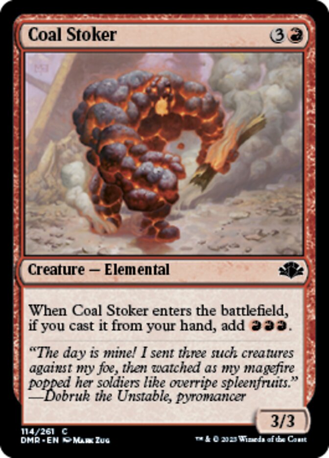 Coal Stoker [Dominaria Remastered] | Game Grid - Logan