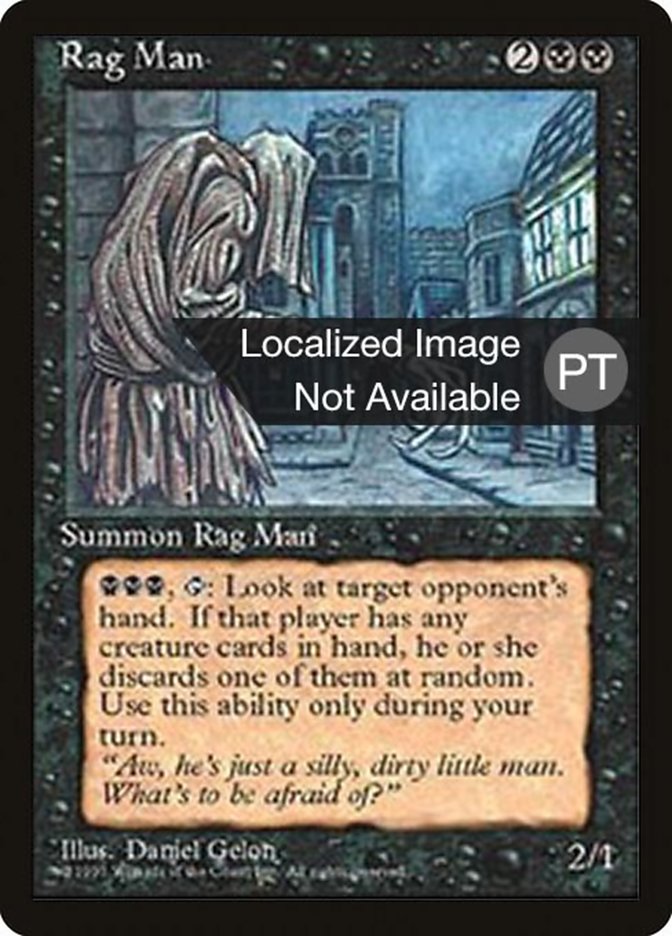 Rag Man [Fourth Edition (Foreign Black Border)] | Game Grid - Logan