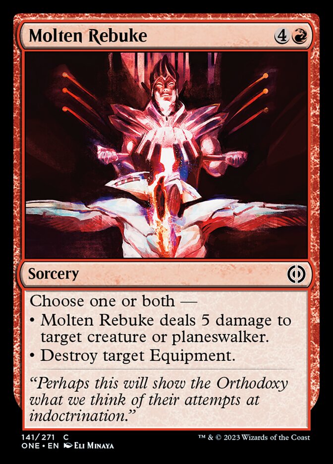 Molten Rebuke [Phyrexia: All Will Be One] | Game Grid - Logan