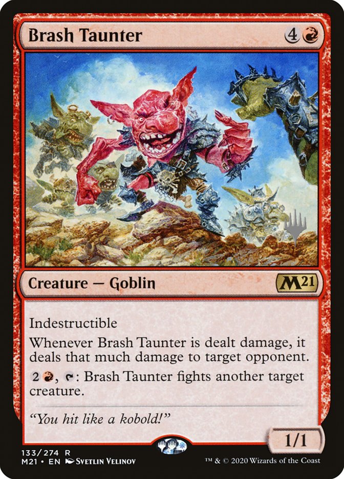 Brash Taunter (Promo Pack) [Core Set 2021 Promos] | Game Grid - Logan