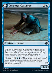 Covetous Castaway // Ghostly Castigator [Innistrad: Midnight Hunt] | Game Grid - Logan