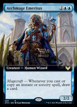 Archmage Emeritus (Extended Art) [Strixhaven: School of Mages] | Game Grid - Logan