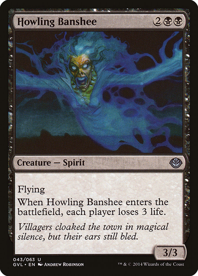Howling Banshee (Garruk vs. Liliana) [Duel Decks Anthology] | Game Grid - Logan