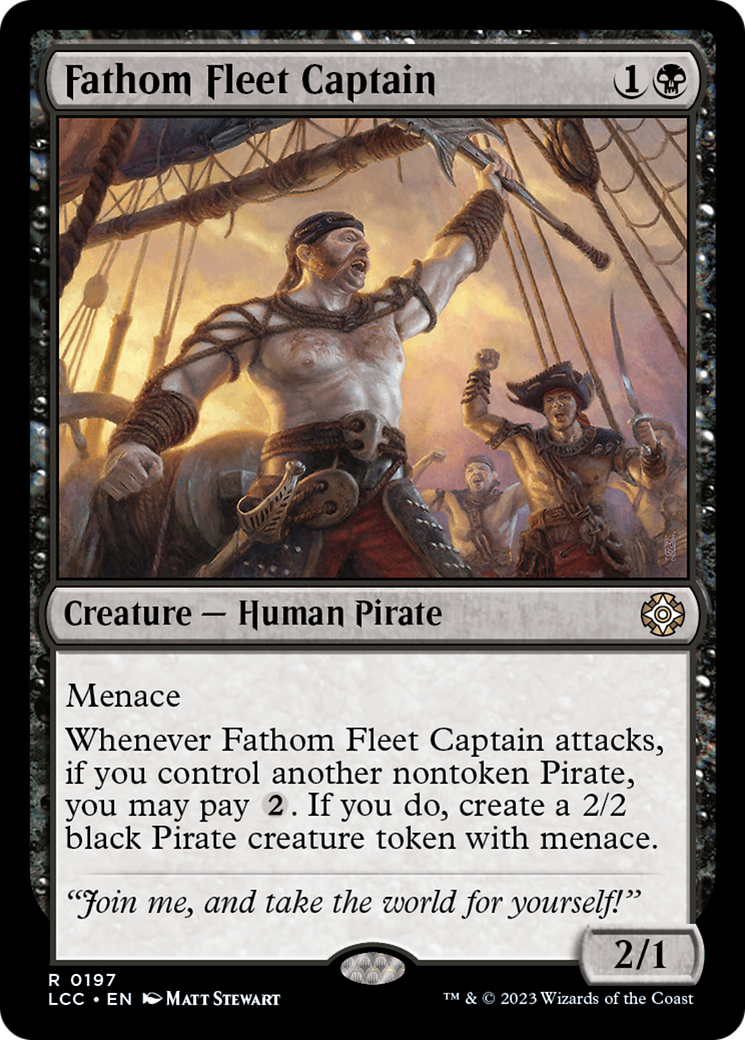 Fathom Fleet Captain [The Lost Caverns of Ixalan Commander] | Game Grid - Logan