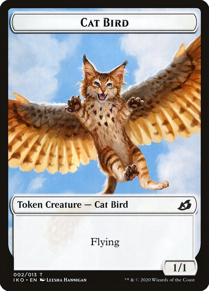 Cat Bird Token [Ikoria: Lair of Behemoths Tokens] | Game Grid - Logan