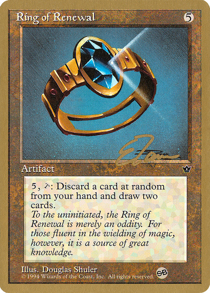 Ring of Renewal (Eric Tam) (SB) [Pro Tour Collector Set] | Game Grid - Logan