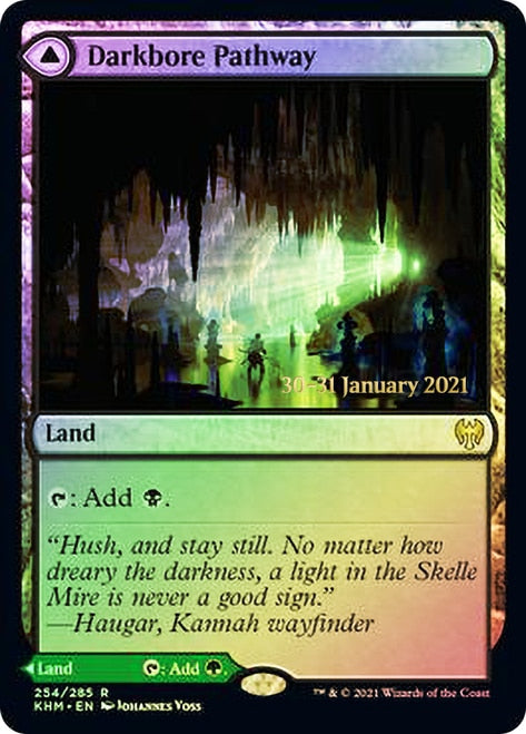 Darkbore Pathway // Slitherbore Pathway [Kaldheim Prerelease Promos] | Game Grid - Logan