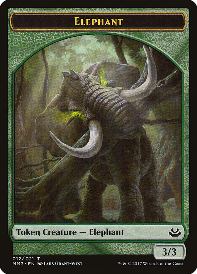 Elephant Token [Modern Masters 2017 Tokens] | Game Grid - Logan