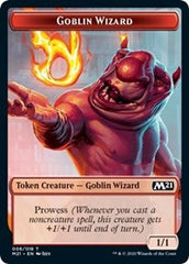 Goblin Wizard // Knight Double-Sided Token [Core Set 2021 Tokens] | Game Grid - Logan