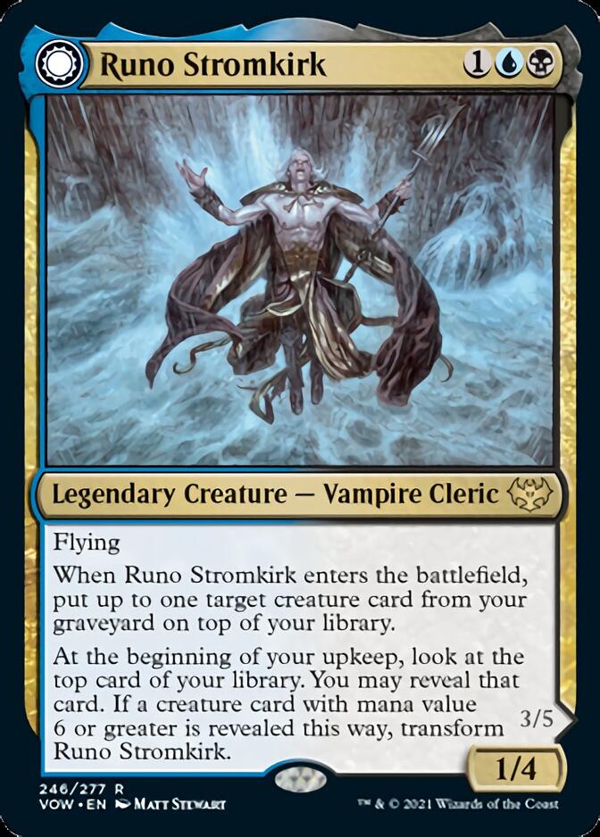 Runo Stromkirk // Krothuss, Lord of the Deep [Innistrad: Crimson Vow] | Game Grid - Logan