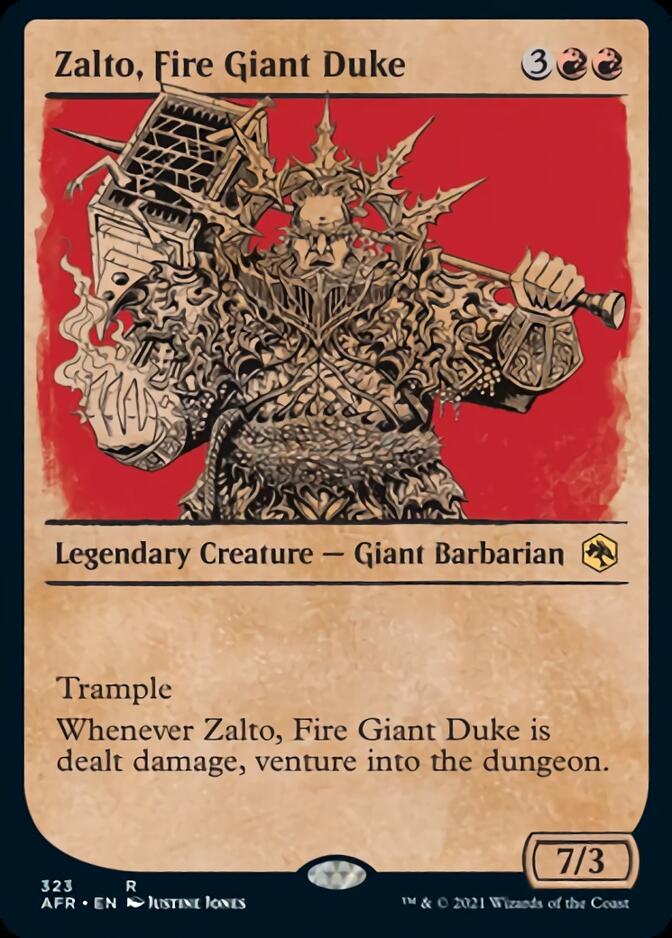 Zalto, Fire Giant Duke (Showcase) [Dungeons & Dragons: Adventures in the Forgotten Realms] | Game Grid - Logan