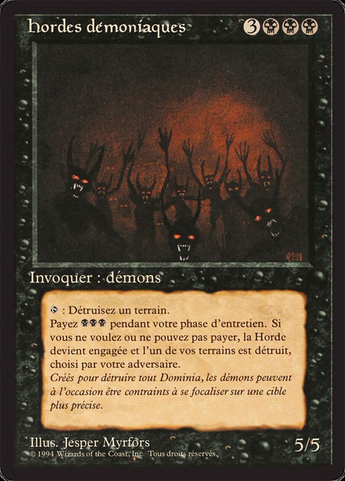 Demonic Hordes [Foreign Black Border] | Game Grid - Logan