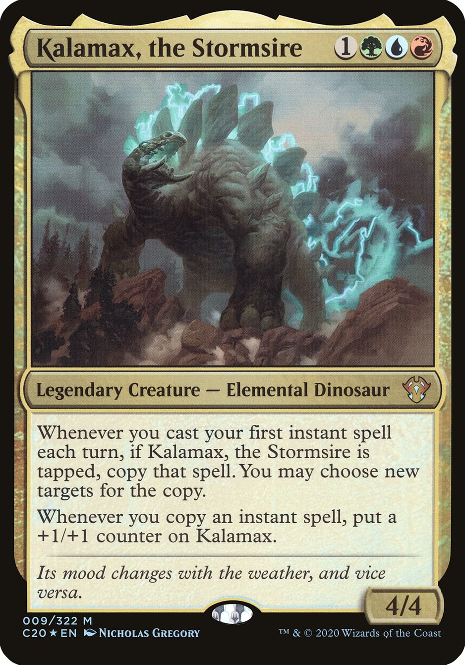 Kalamax, the Stormsire (Oversized) [Commander 2020 Oversized] | Game Grid - Logan