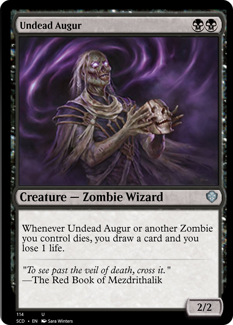 Undead Augur [Starter Commander Decks] | Game Grid - Logan