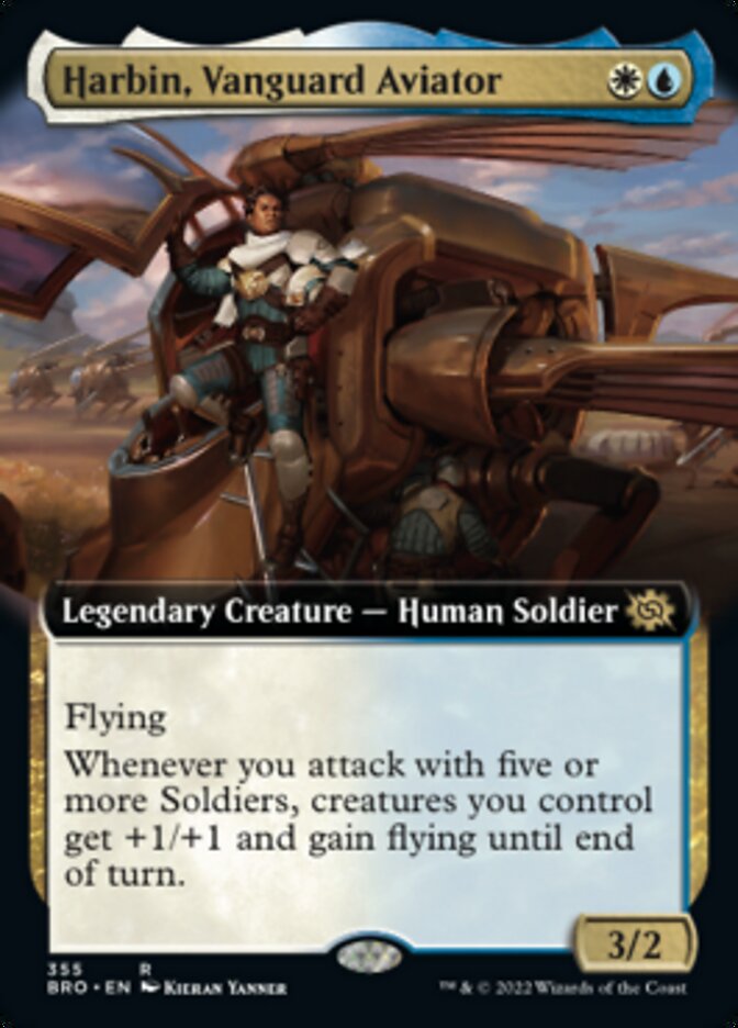 Harbin, Vanguard Aviator (Extended Art) [The Brothers' War] | Game Grid - Logan