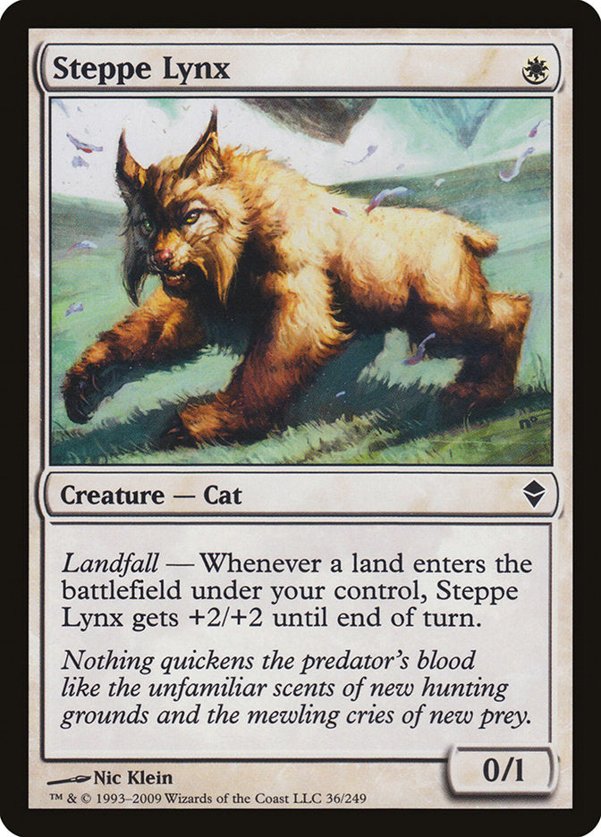 Steppe Lynx [Zendikar] | Game Grid - Logan