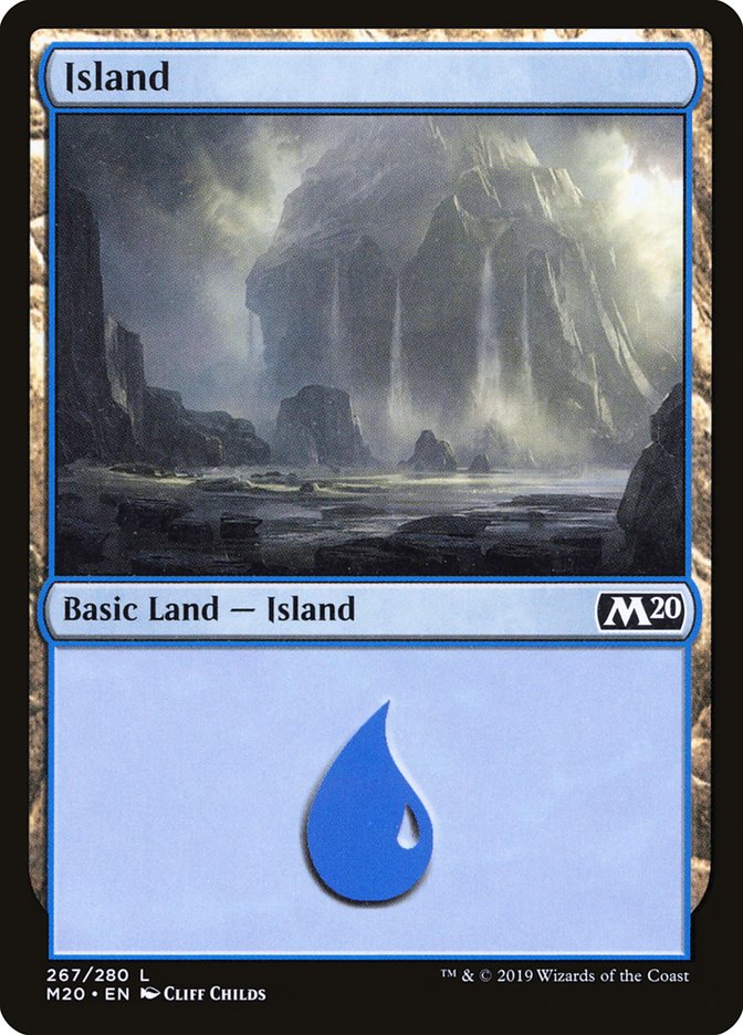 Island (267) [Core Set 2020] | Game Grid - Logan