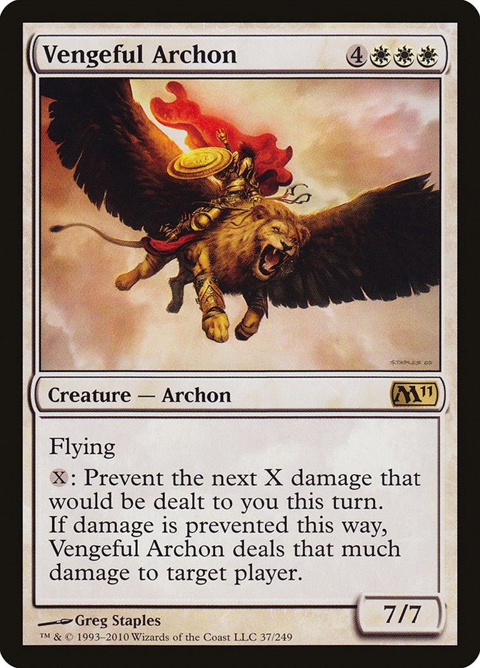 Vengeful Archon [Magic 2011] | Game Grid - Logan