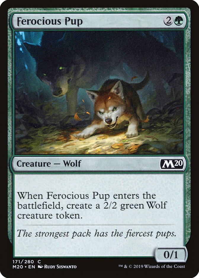 Ferocious Pup [Core Set 2020] | Game Grid - Logan