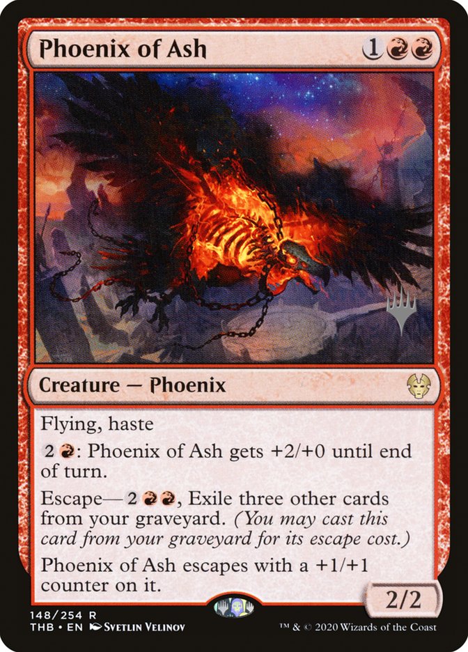 Phoenix of Ash (Promo Pack) [Theros Beyond Death Promos] | Game Grid - Logan