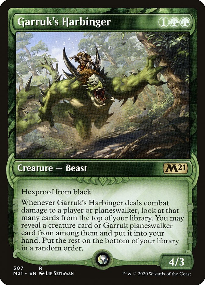 Garruk's Harbinger (Showcase) [Core Set 2021] | Game Grid - Logan