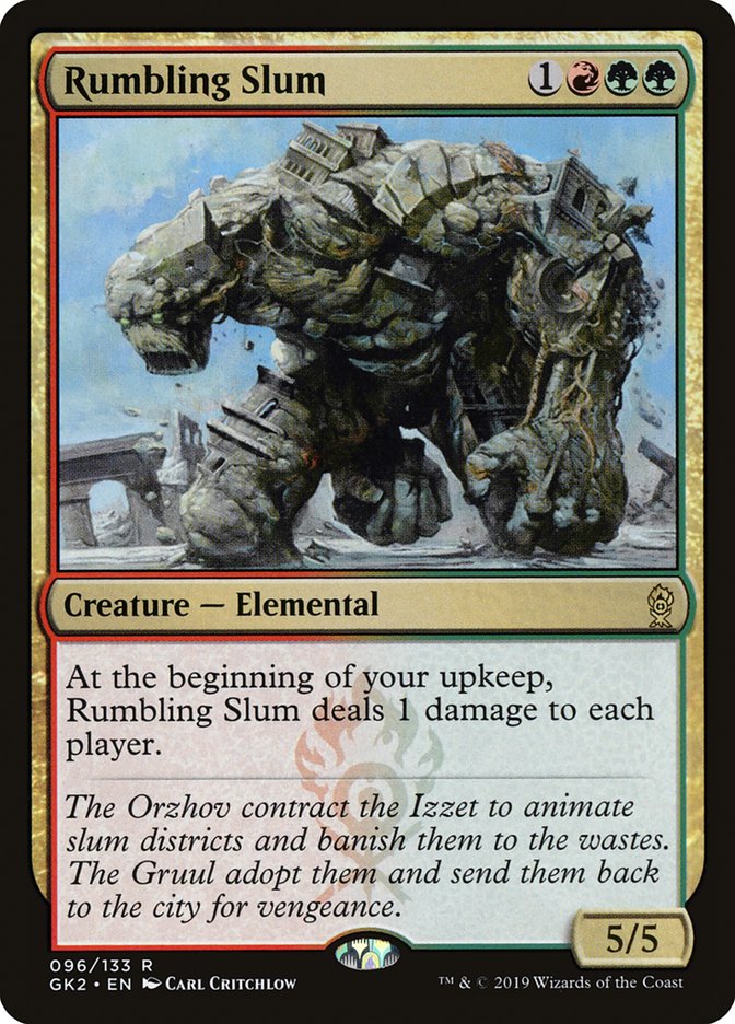 Rumbling Slum [Ravnica Allegiance Guild Kit] | Game Grid - Logan