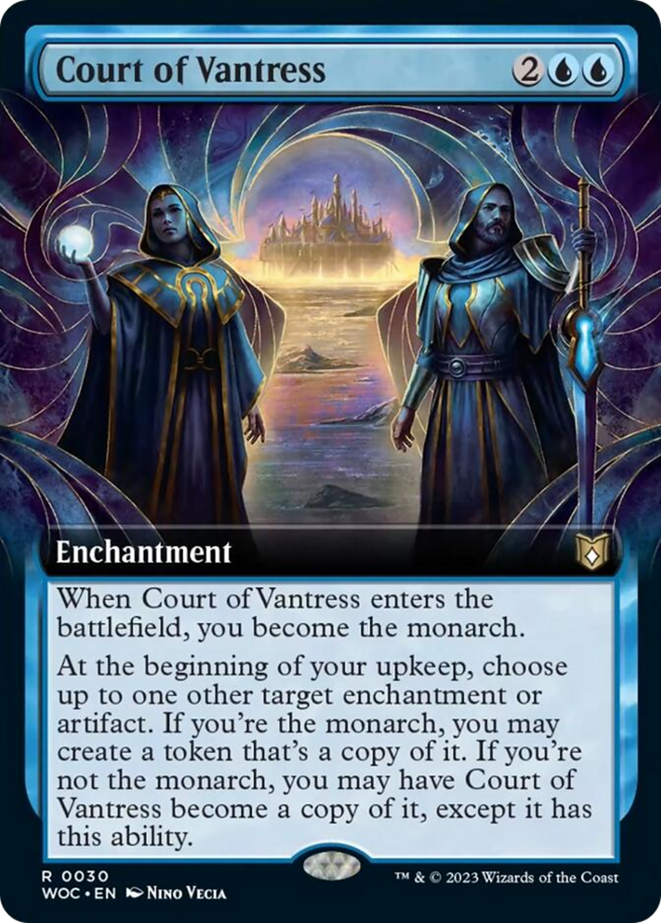 Court of Vantress (Extended Art) [Wilds of Eldraine Commander] | Game Grid - Logan