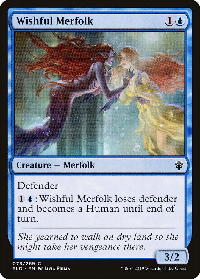 Wishful Merfolk [Throne of Eldraine] | Game Grid - Logan